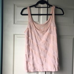 Blush tank top
